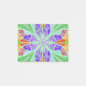 Groene lichte bladeren post-it® notes (Voorkant)