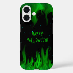 Groene lichten in de Starlight Sky iPhone 16 Hoesje
