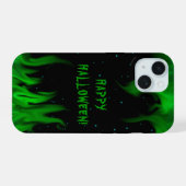 Groene lichten in de Starlight Sky iPhone 15 Case (Achterkant horizontaal)