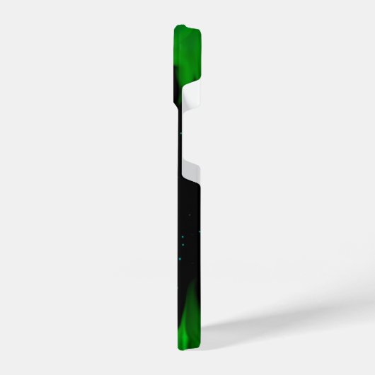 Groene lichten in de Starlight Sky iPhone Hoesje (Linkerkant)