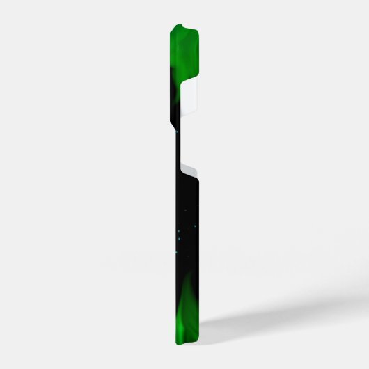 Groene lichten in de Starlight Sky iPhone Hoesje (Linkerkant)