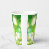 Groene lichten papieren bekers (Links)