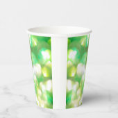 Groene lichten papieren bekers (Rechts)