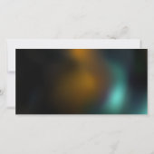 Groene lichtgevende libelvlucht bedankkaart (Achterkant)