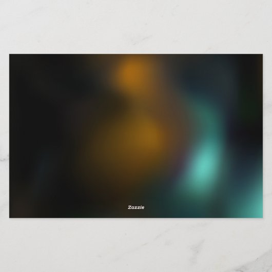 Groene lichtgevende libelvlucht briefpapier (Achterkant)