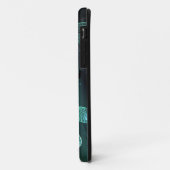Groene lichtgevende libelvlucht Case-Mate iPhone case (Achterkant/links)