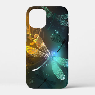 Groene lichtgevende libelvlucht Case-Mate iPhone case