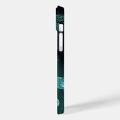 Groene lichtgevende libelvlucht Case-Mate iPhone case (Achterkant / Links)