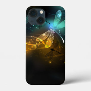 Groene lichtgevende libelvlucht Case-Mate iPhone case