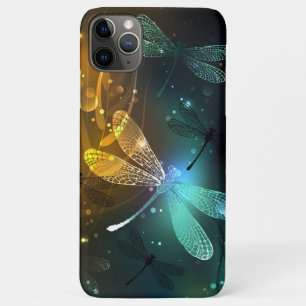 Groene lichtgevende libelvlucht Case-Mate iPhone case