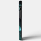 Groene lichtgevende libelvlucht Case-Mate iPhone case (Achterkant / Links)