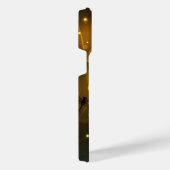 Groene lichtgevende libelvlucht iPhone hoesje (Rechterkant)