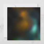 Groene lichtgevende libelvlucht kaart (Achterkant)