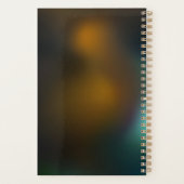 Groene lichtgevende libelvlucht planner (Achterkant)
