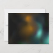 Groene lichtgevende libelvlucht save the date (Achterkant)