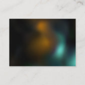 Groene lichtgevende libelvlucht visitekaartje (Achterkant)