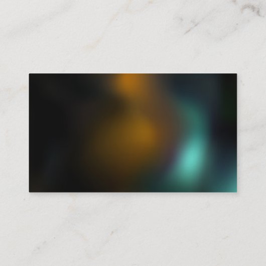 Groene lichtgevende libelvlucht visitekaartje (Achterkant)