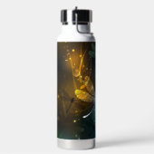 Groene lichtgevende libelvlucht waterfles (Links)