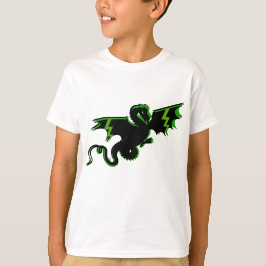 GROENE LICHTING DRAGON FLIGHT (VANDAAG DE BESTE PR T-SHIRT (Voorkant)