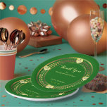 Groene Liefde Bruiloften Papier Feest Evenementen  Papieren Bordje<br><div class="desc">Ongeacht het type bruiloft dat men wenst, zijn deze uniek ontworpen en aanpasbare producten hier om de planning van de bruiloft gemakkelijker te maken en de feesten veel leuker voor iedereen! #zazzlemade #wedding #weddingplanner #weddingideas #weddingdecor #bride #bachelorparty #bachelorette #weddingparty #weddingreception #bridalparty #weddingdress #verloving label #couple #groom #bridetobe #events #weddingday #bridesmaids...</div>