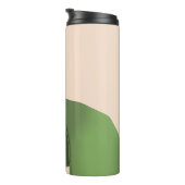 Groene Lieve Draak Portret Perzik Fantasie Thermosbeker (Geroteerd rechts)