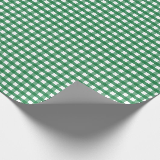 Groene lijn Kerstmis Cadeaupapier (Hoek)