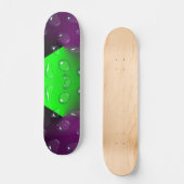 groene lijn persoonlijk skateboard (Voorkant)