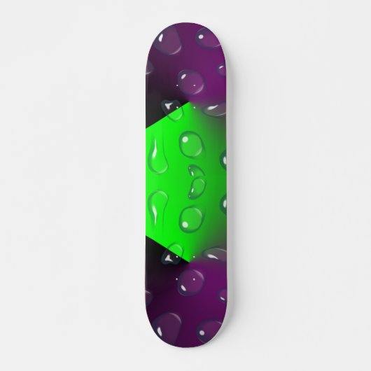 groene lijn persoonlijk skateboard (Voorkant)