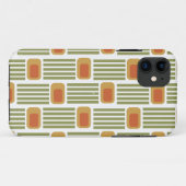 Groene lijnen en dozen Case-Mate iPhone case (Achterkant (horizontaal))