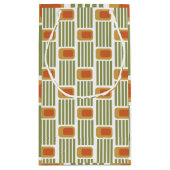 Groene lijnen en dozen klein cadeauzakje (Achterkant)