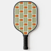 Groene lijnen en dozen pickleball paddle (Voorkant)