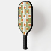 Groene lijnen en dozen pickleball paddle (Links)