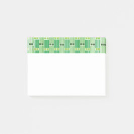 Groene lijnen en dozen post-it® notes