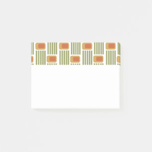 Groene lijnen en dozen post-it® notes