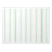 Groene lijnen - Geleid papier met een lengte van 8 Notitieblok (Voorkant)