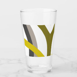Groene lijnen glas
