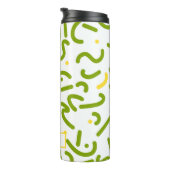 Groene Lijnen Thermokop Thermosbeker (Geroteerd rechts)