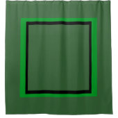 Groene lijst douchegordijn (Voorkant)