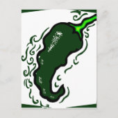 Groene lijst met grijze paprika.png briefkaart (Voorkant)