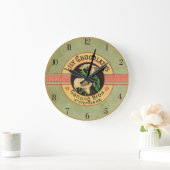 groene Lily Chocolate Clock Grote Klok (Huis)