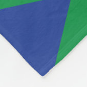 Groene Lime Groene Diamant Geruite Patroon Fleece Deken (Hoek)