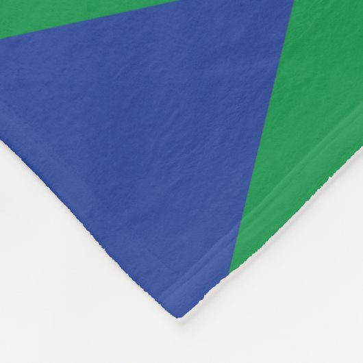 Groene Lime Groene Diamant Geruite Patroon Fleece Deken (Hoek)