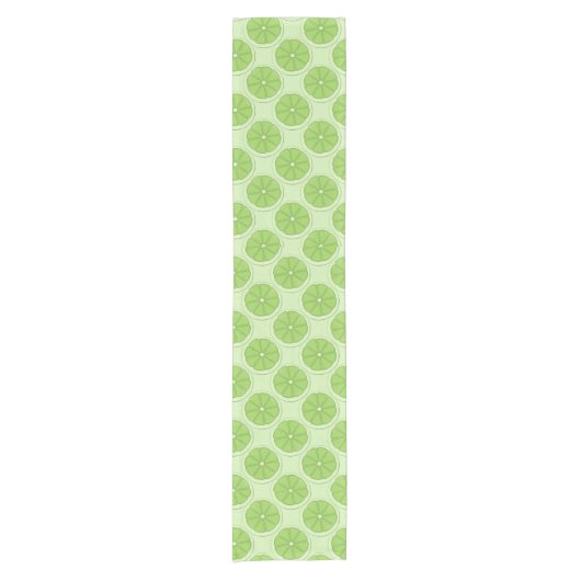 Groene limieten ontwerptabel runner Home Decor Korte Tafelloper (Voorkant)