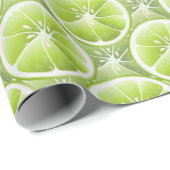 Groene Limoen Cadeaupapier (Rol Hoek)