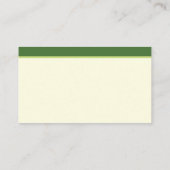 Groene Limoen Citrus Fruit Slices Nutritionist Visitekaartje (Achterkant)