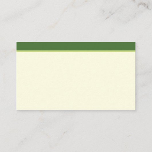 Groene Limoen Citrus Fruit Slices Nutritionist Visitekaartje (Achterkant)