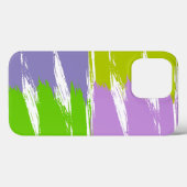 Groene Limoen lavender Lila Witte penseelstreken v Case-Mate iPhone Case (Achterkant (horizontaal))