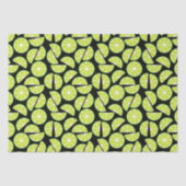 Groene Limoen Slice Citrusvruchten Tissuepapier (Voorkant)