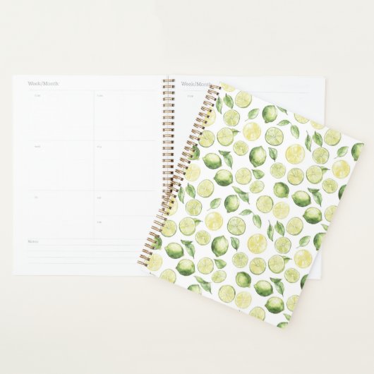 Groene Limoenen Bladeren Fruit Planner (Display)