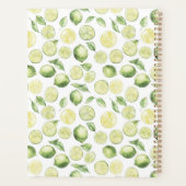 Groene Limoenen Bladeren Fruit Planner (Achterkant)